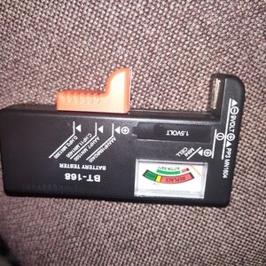 BT-168 Battery Tester - Black and Orange